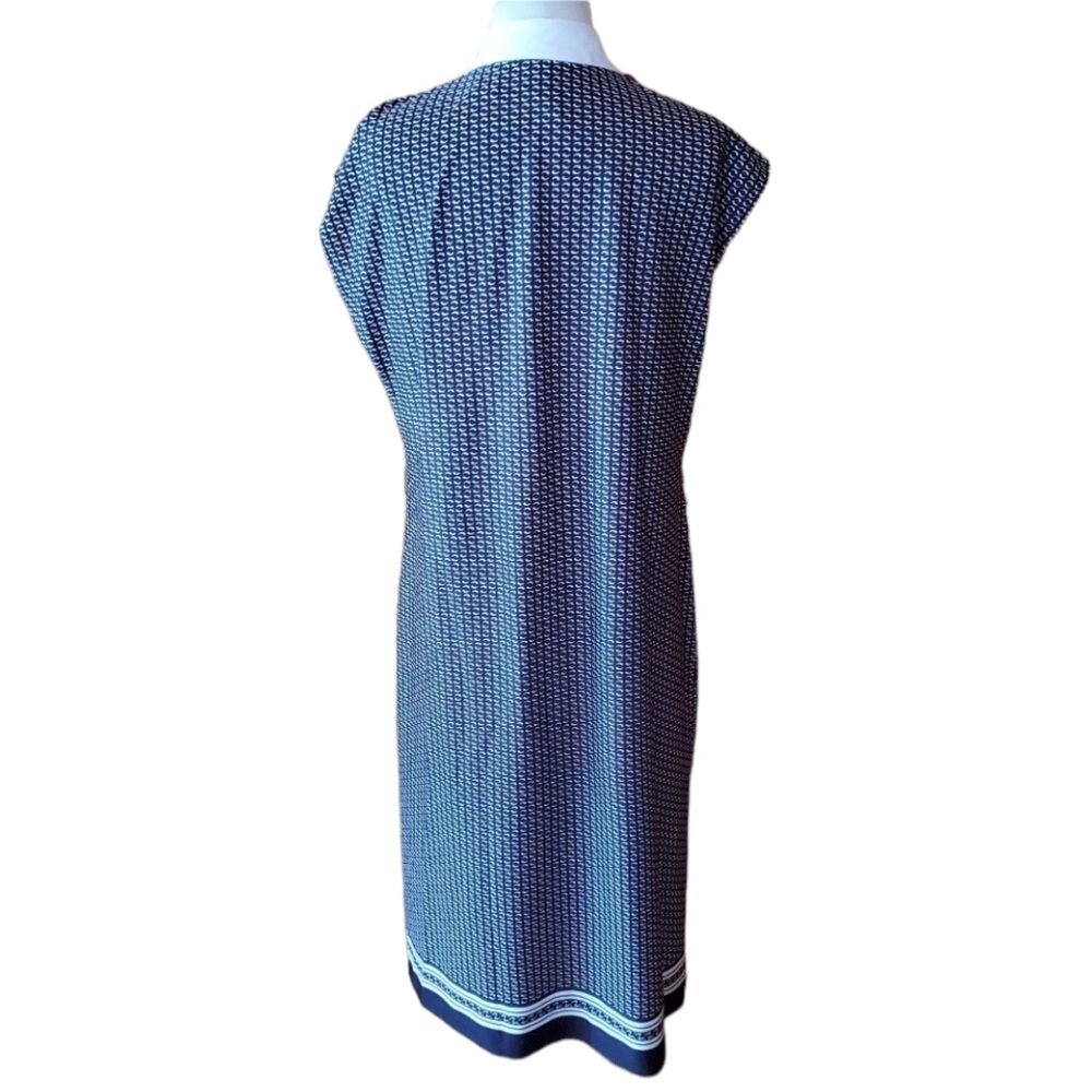Vintage Unlabeled Black & White Career Dress - Picture 5 of 6